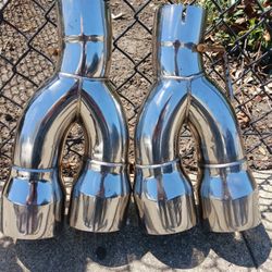 Chrome Corvette Exhaust Tips $60