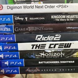 PS4 games In Case