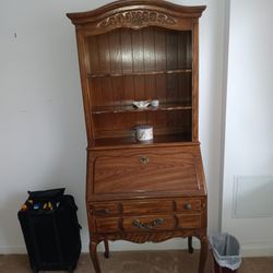 Secretary Desk Solid Hardwood Chgo P/U Only