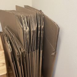 Lot of Moving boxes, Packing paper, Tape - small, medium, large