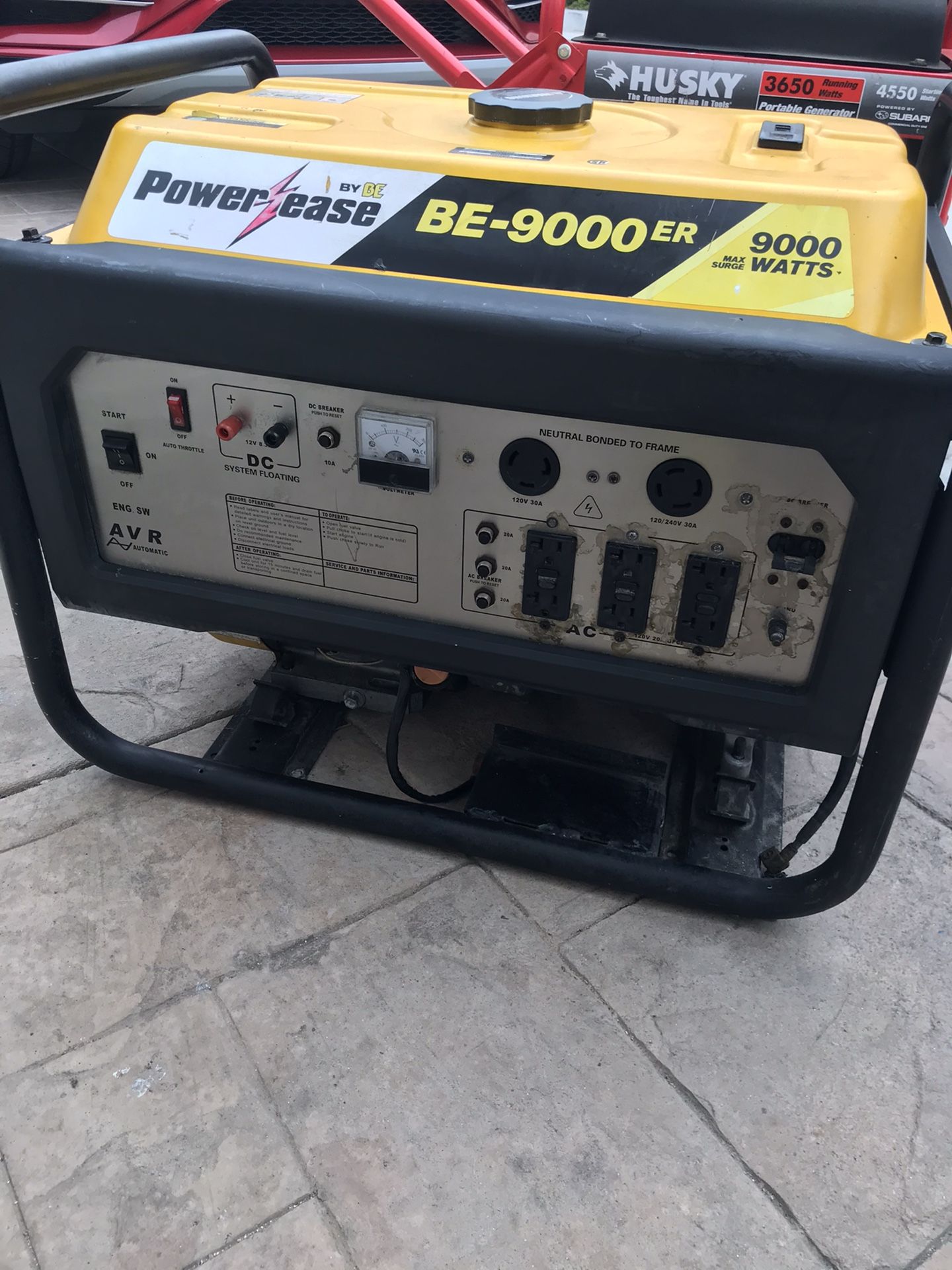 Powerease BE-9000 watt Generator