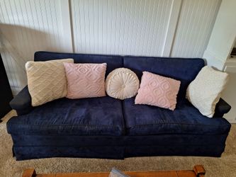 Blue couch