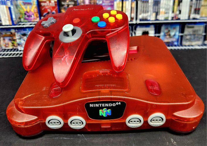N64 Console Watermelon Red Edition