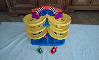 Fisher price spiral speedway cars new arrivals