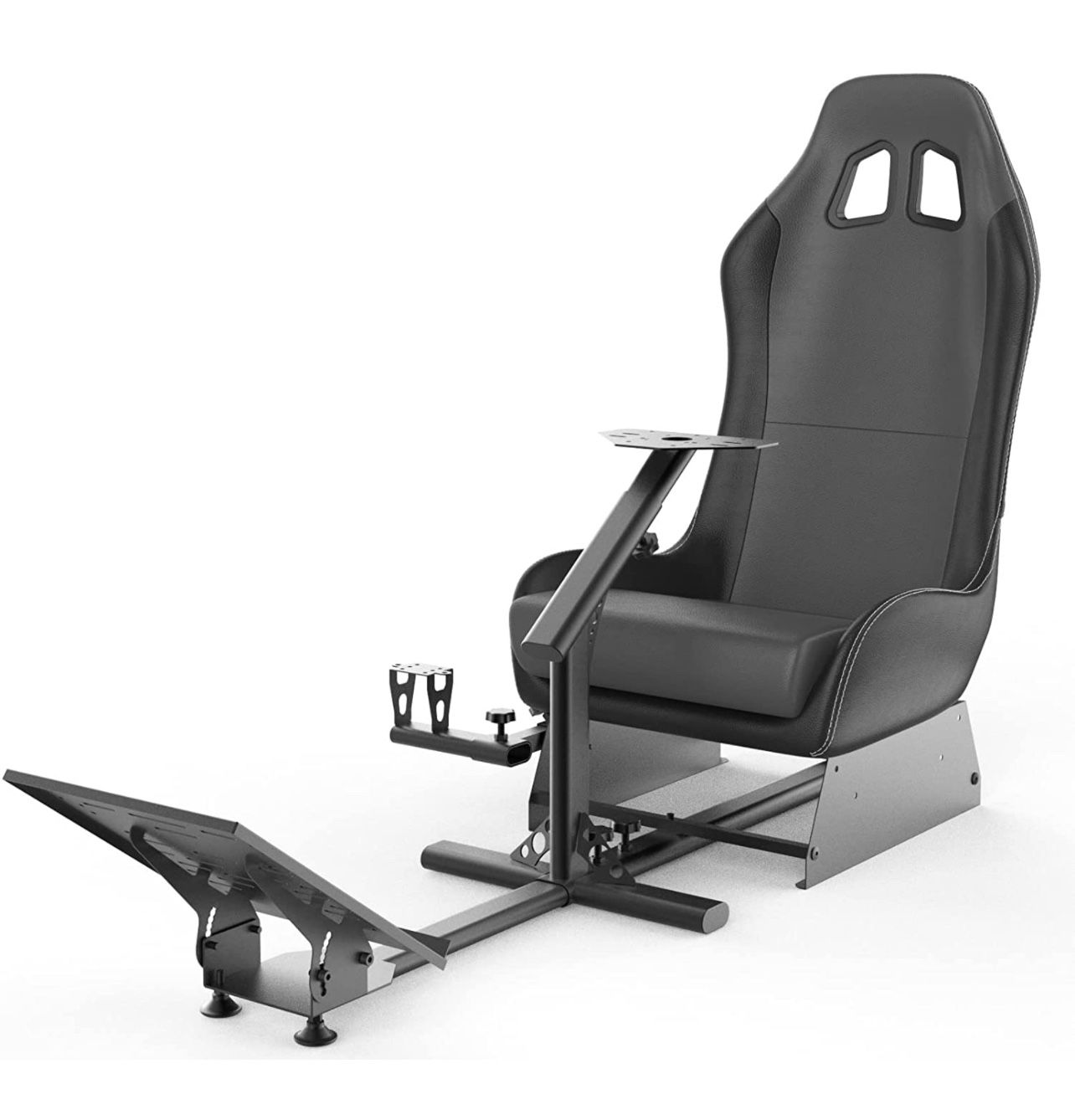 cirearoa Racing Wheel Stand with seat gaming chair driving Cockpit for All Logitech G923 | G29 | G920 | Thrustmaster | Fanatec Wheels | Xbox One, PS4,