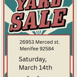 Yard Sale !!!!