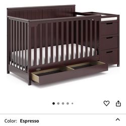 Crib With Changing Station 