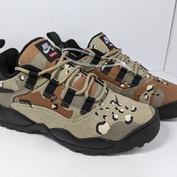 Nike x Supreme SB Darwin Low Desert Camo Khaki Archaeo  FQ3000-200 Men's Size 11