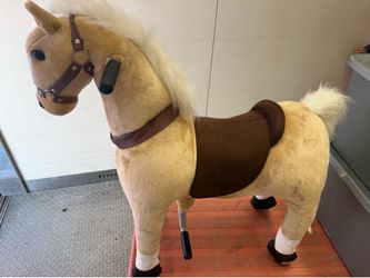 Brand new riding kids horse