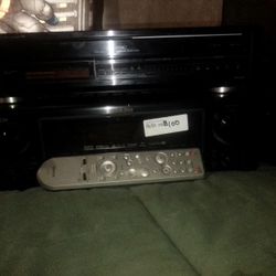 5 Disc Changer And Denon Receiver Amplifier 