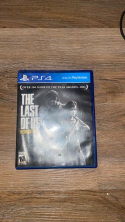 The last of us Remastered ps4 disc