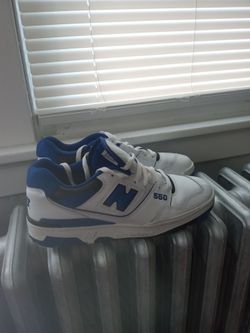 White/Royal Blue New Balance 550 - Worn 1 Time, Perfect Condition