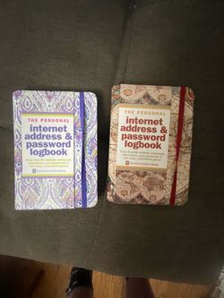 Peter Pauper Press Password Logbooks Set of 2