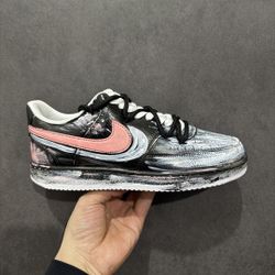 Nike Court Vision 1 Low "Lesion Manufacturing" Hand-painted graffiti customized sneakers