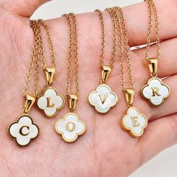 14kt gold plated pendants with your initial (a must have)