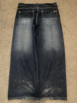 Navy Southpole Jeans Red Tab