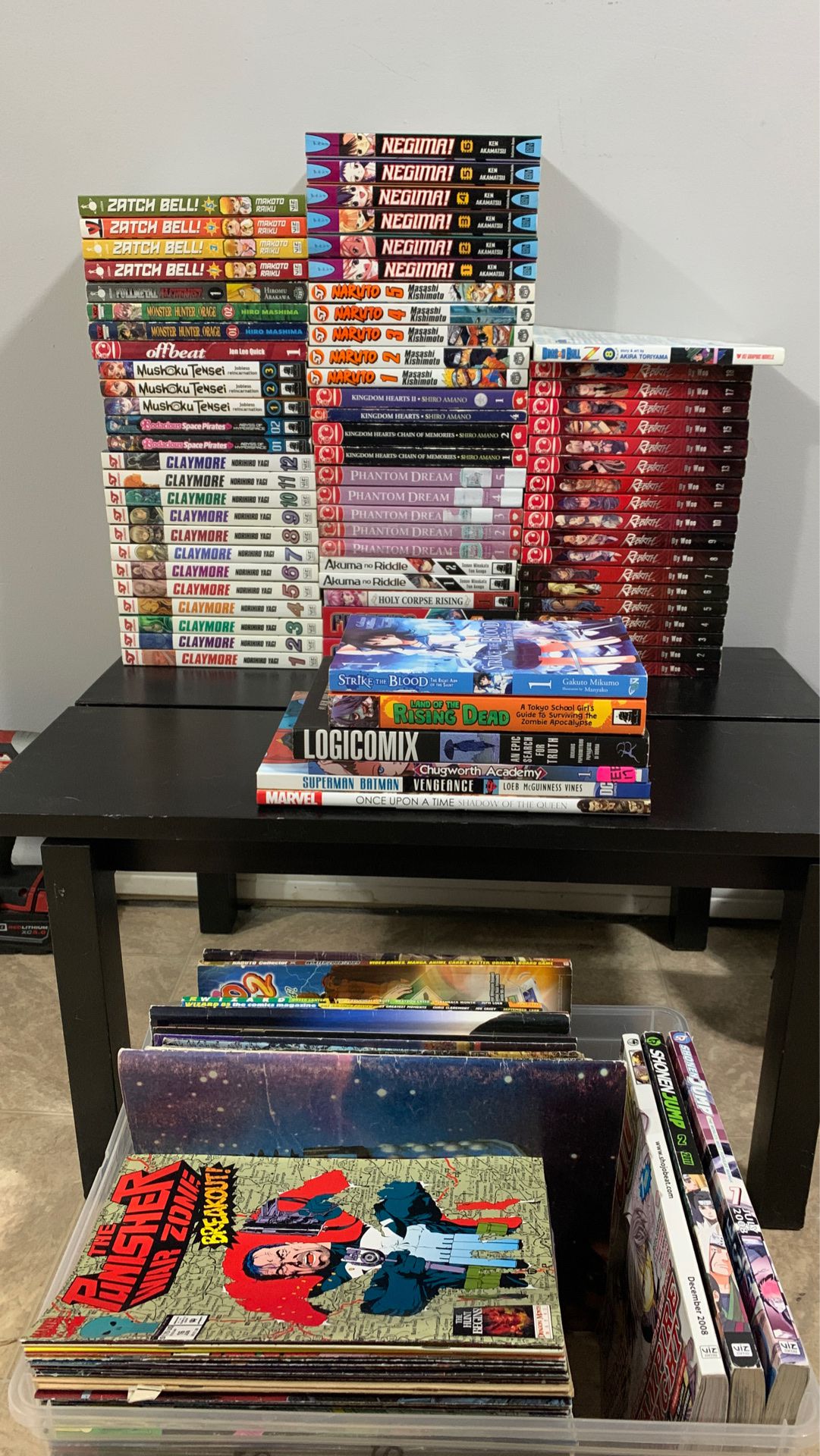 Comics Magazines and Manga