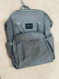 KiddyCare Large Diaper Bag Backpack – Gray