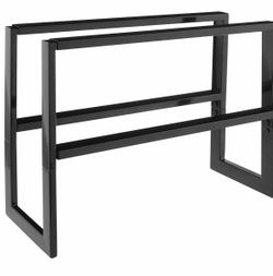 YAMAZAKI Home Expanding Shoe Rack, Metal, Adjustable Steel One Size Black