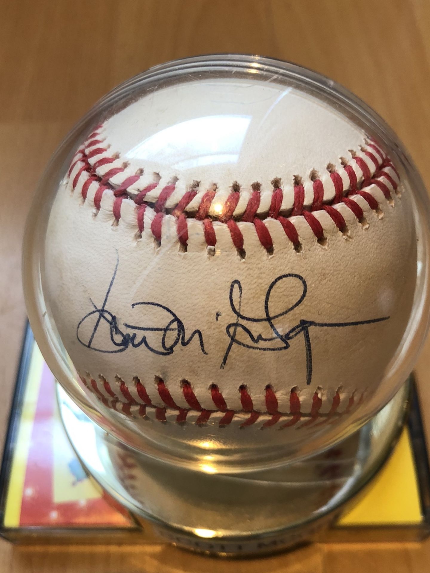 Autographed Signed by Scott Mcgregor