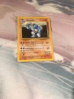 Rare machoke Pokomon ist edition