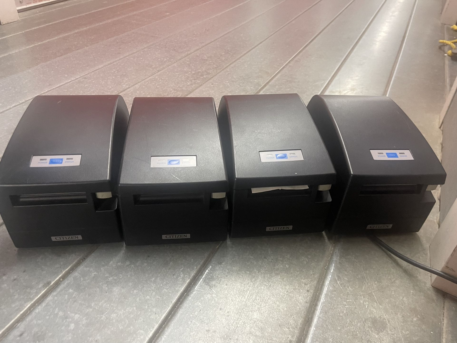 Citizen CT-S2000 Label Thermal Printer Lot Of 4