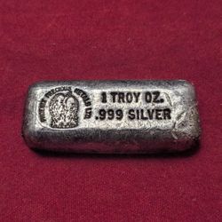 Silver .999 Bar 1oz. Vintage Phoenix Precious Metals