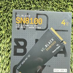 WD_Black sn8100 4TB SSD card