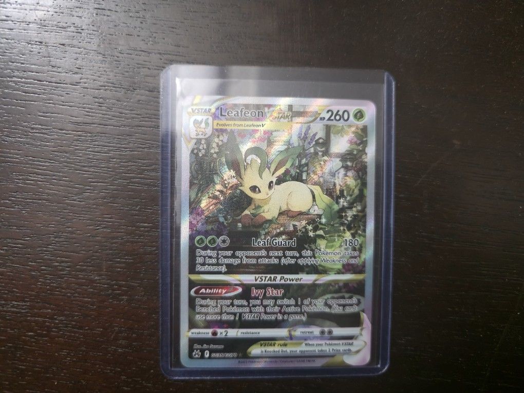 Leafeon Vstar Ultra Rare Pokemon Card