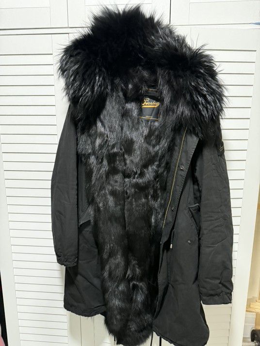 Barbed fur Parka 