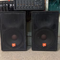 JBL Passive Speakers With Console