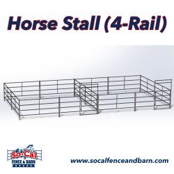 Two 20x20 Horse Pen Stall Corral 