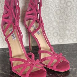 Cape Robbin pink Suede, Lisa, High Heels