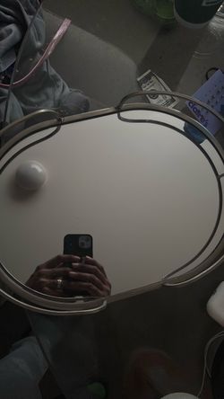 Mirrored glass tray (brand new)
