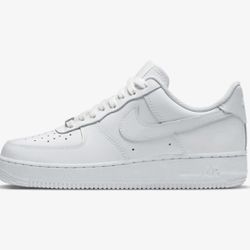 Used White Air Force Ones W10 M8.5 