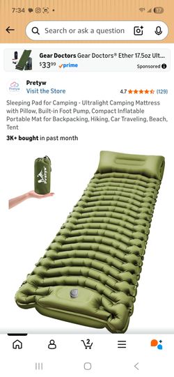 Camping sleeping pad