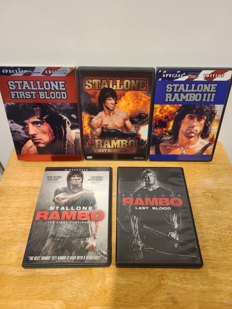 Rambo Complete DVD Movie Collection