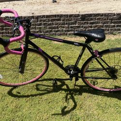Pink Road Bike