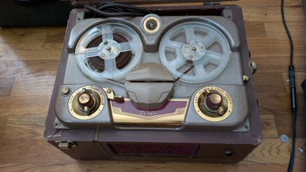 3 working tube amp reel to reel recorders