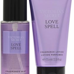 💜 Victoria’s Secret Love Spell Mini Mist & Lotion Set 💜