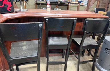 Custom Home Bar / Garage Entertainment Bar Setup