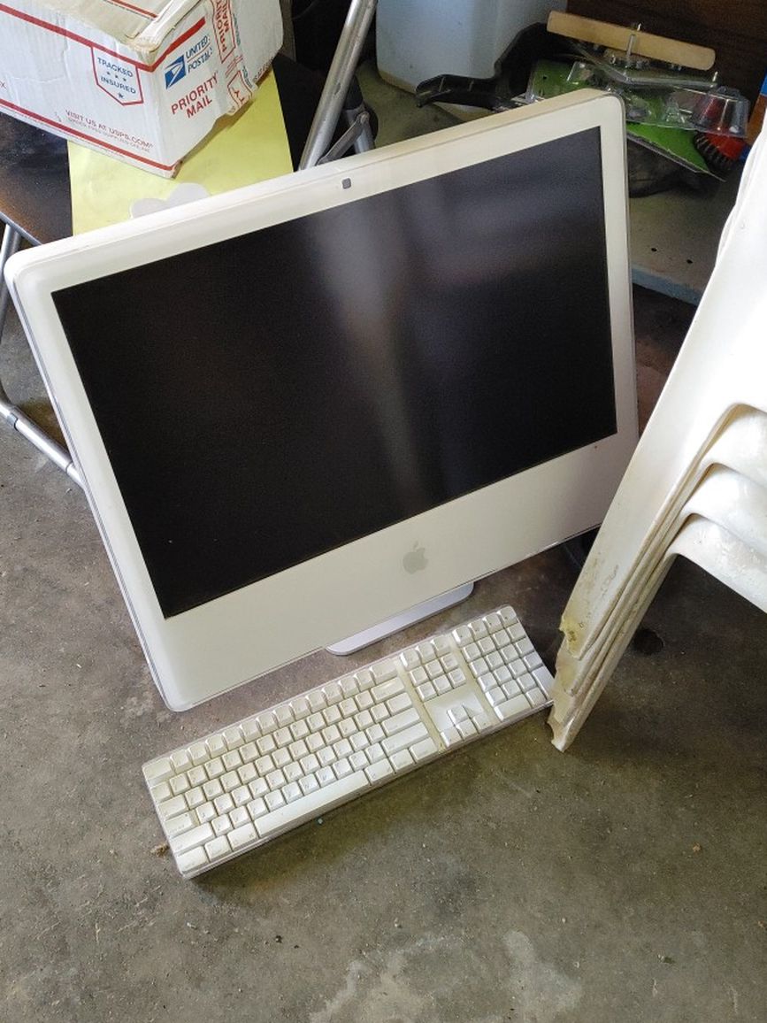 Imac Computer And Keyboard
