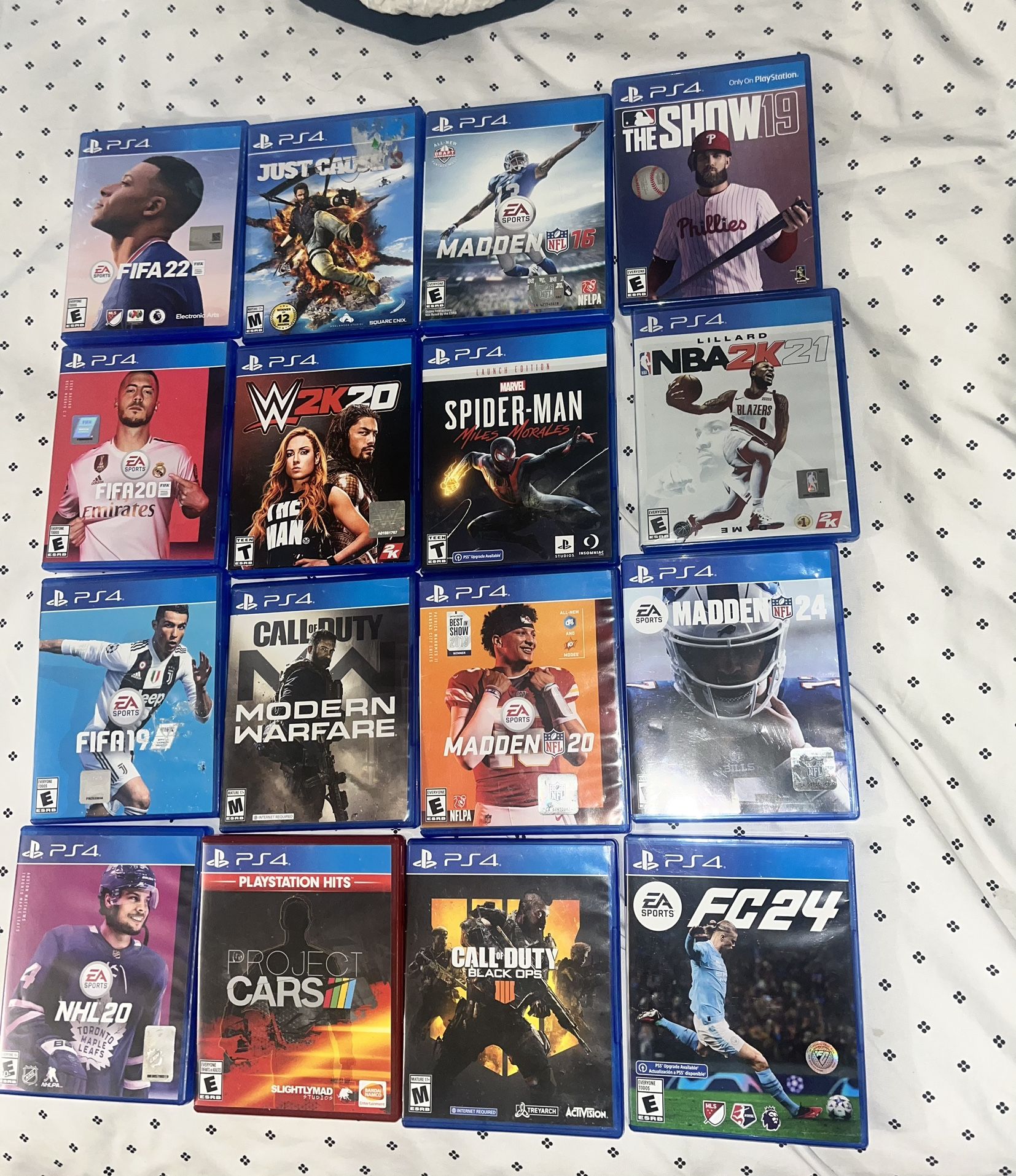 PS4 games (READ DESCRIPTION)