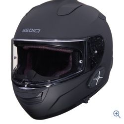Large Sedici Strada 3 Parlare Motorcycle Helmet w/ Integrated Bluetooth