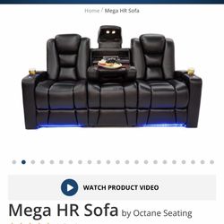 Mega Recliner Couch Used But Still New