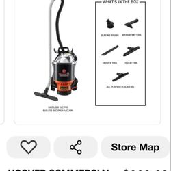 ➿️ Commercial Pro Shoulder Vac 1.6 gal Bagged Corded #2885 I2