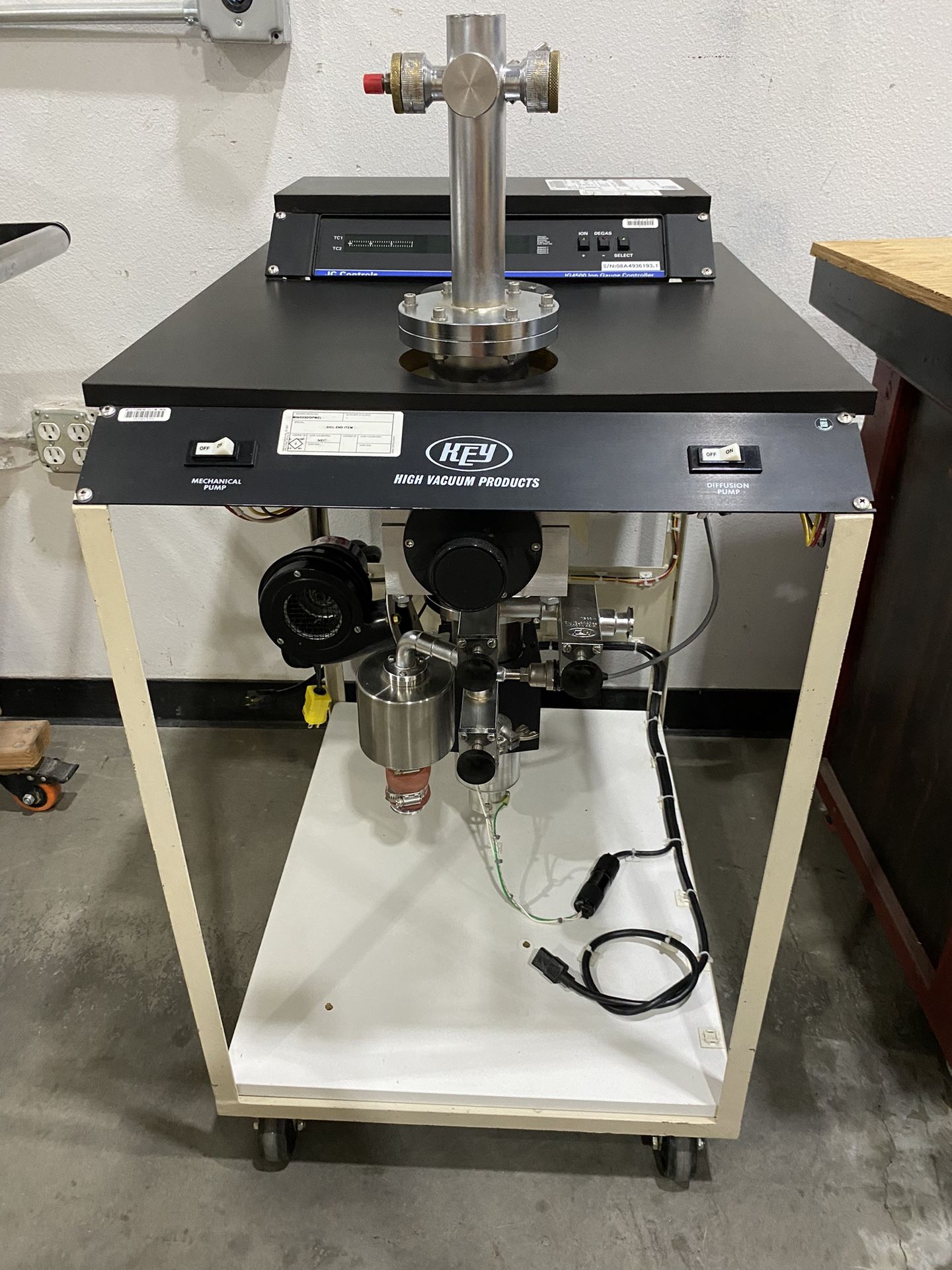 Portable Diffusion Pumping Station (VACUUM PUMP NEEDED) Great Project For  That Science Guy or Gal!!!