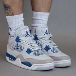 Jordan 4 Military Blue Mens Sizes 10.5 & 12 New