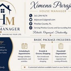 HHA,CNA, HOUSE MANAGER 