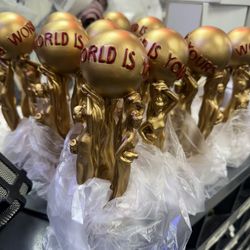 World Is Yours Statue